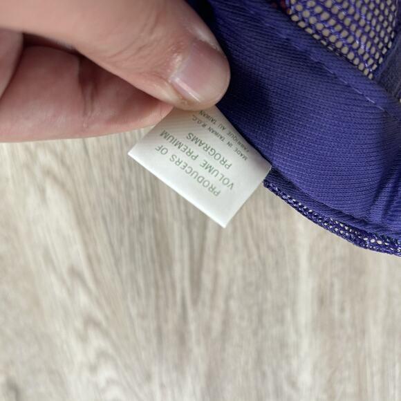 Vintage LSU Tigers Snapback Hat‎ College Purple Trucker Cap - Picture 4 of 8